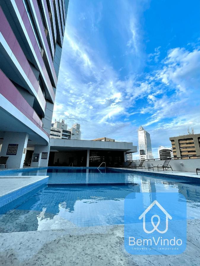 Apartamento Luxuoso com Serviço de Hotel - Salvador Shopping Exterior foto